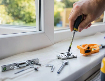 Gonds fenêtre usés ou cassés