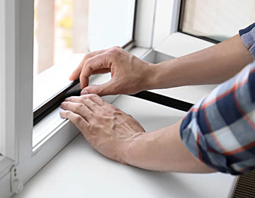 Joints fenêtres défectueux